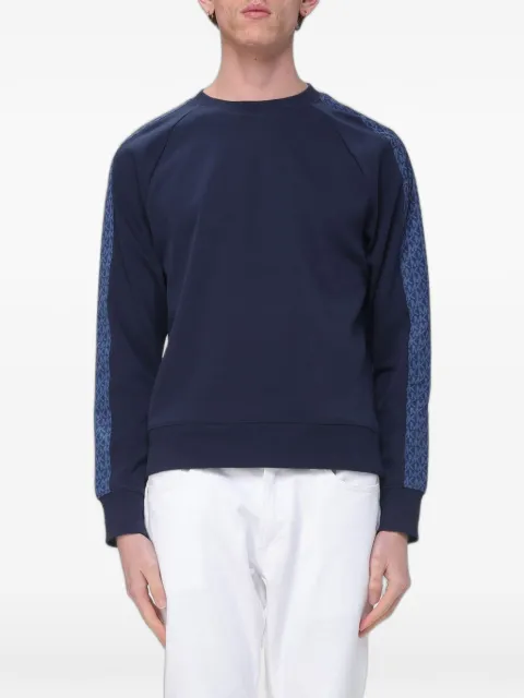 Michael Kors logo-tape raglan-sleeve sweater