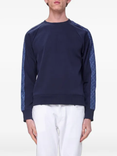 Michael Kors logo-tape raglan-sleeve sweater