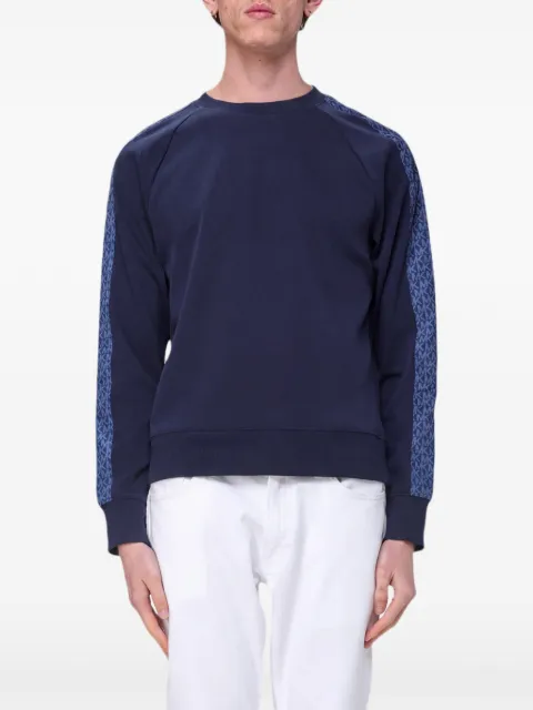 Michael Kors logo-tape raglan-sleeve sweater