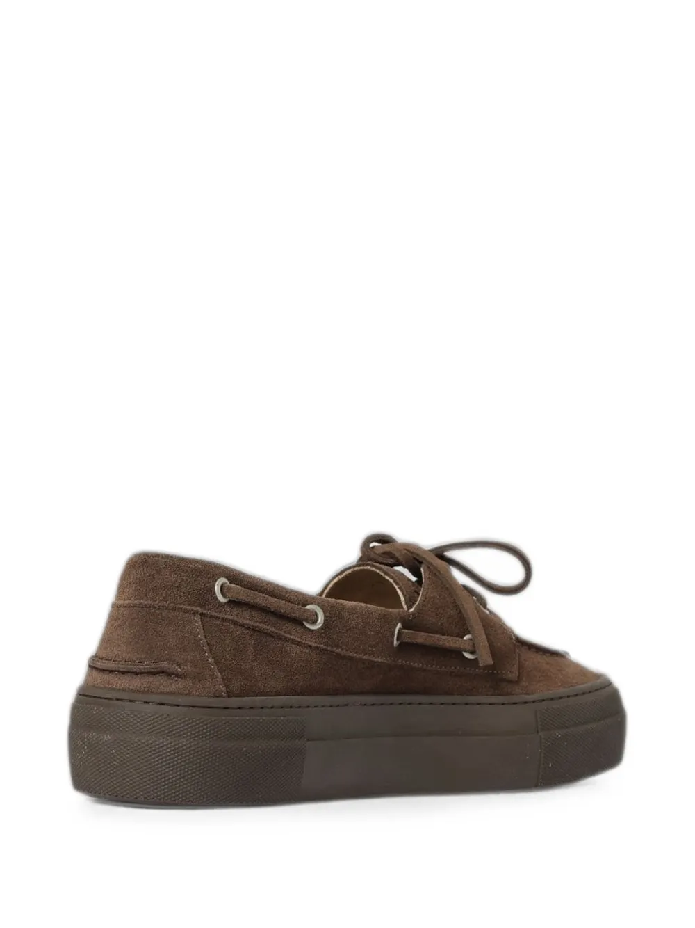 Copenhagen lace-up suede loafers Bruin