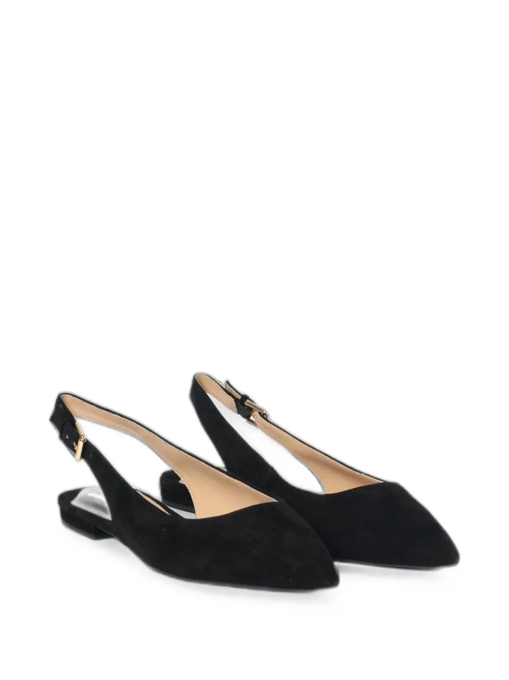 Lauren Ralph Lauren Londyn slingback flat pumps Zwart