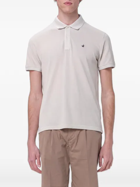 BROOKSFIELD logo-embroidered piqué polo shirt