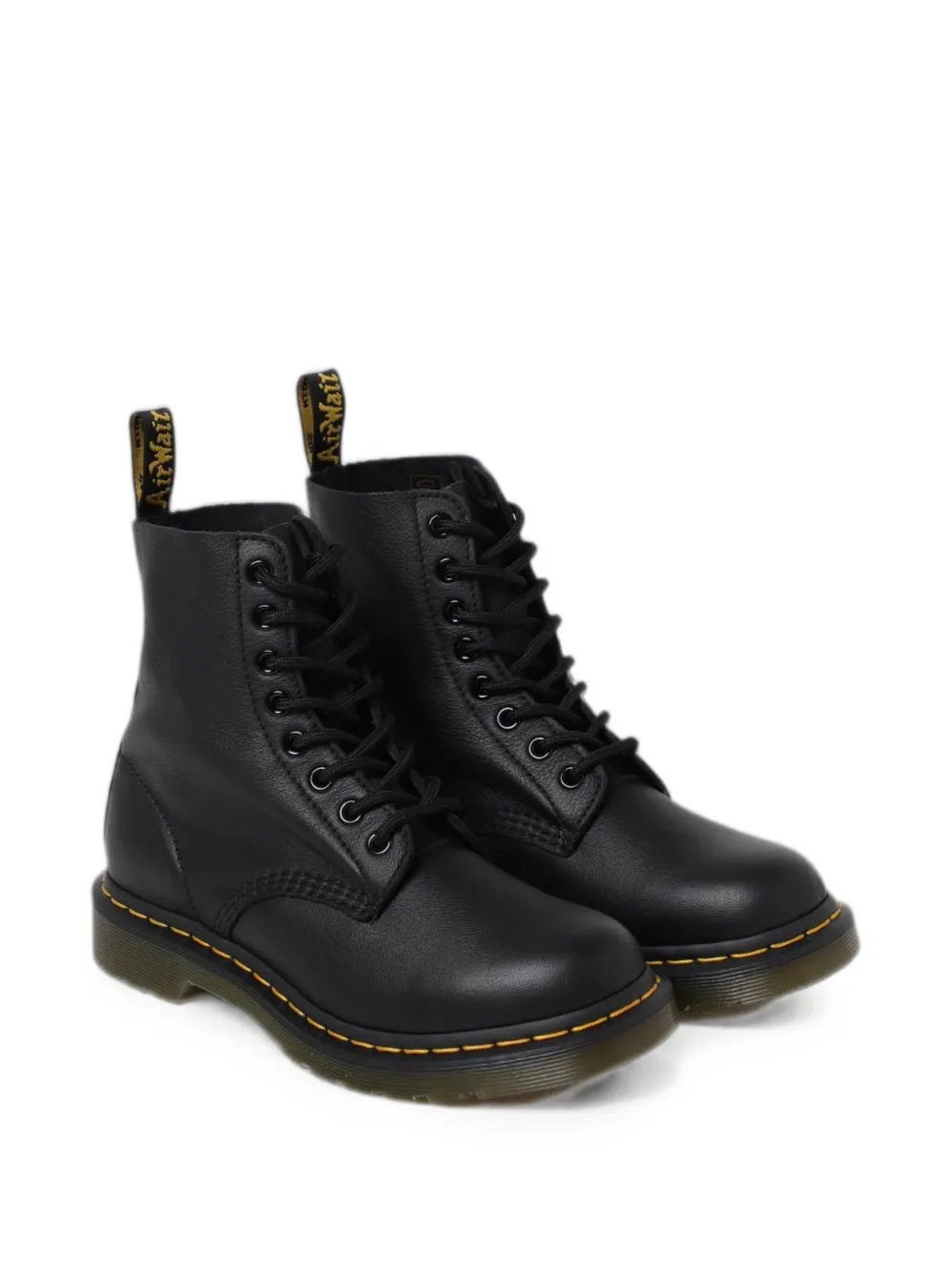 Dr. Martens Kids 1460 Pascal leather combat boots Zwart