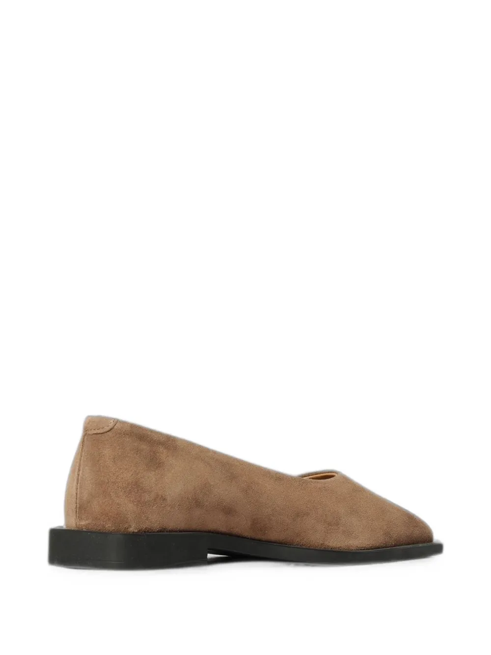 Copenhagen suede pointed-toe ballet flats Beige