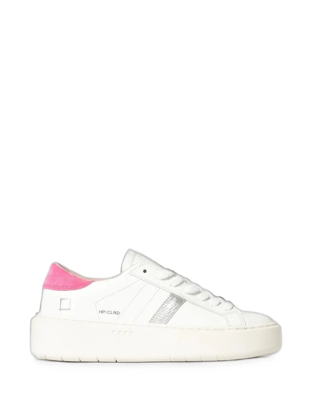D.A.T.E. Hill Low Platform leather sneakers - Weiß
