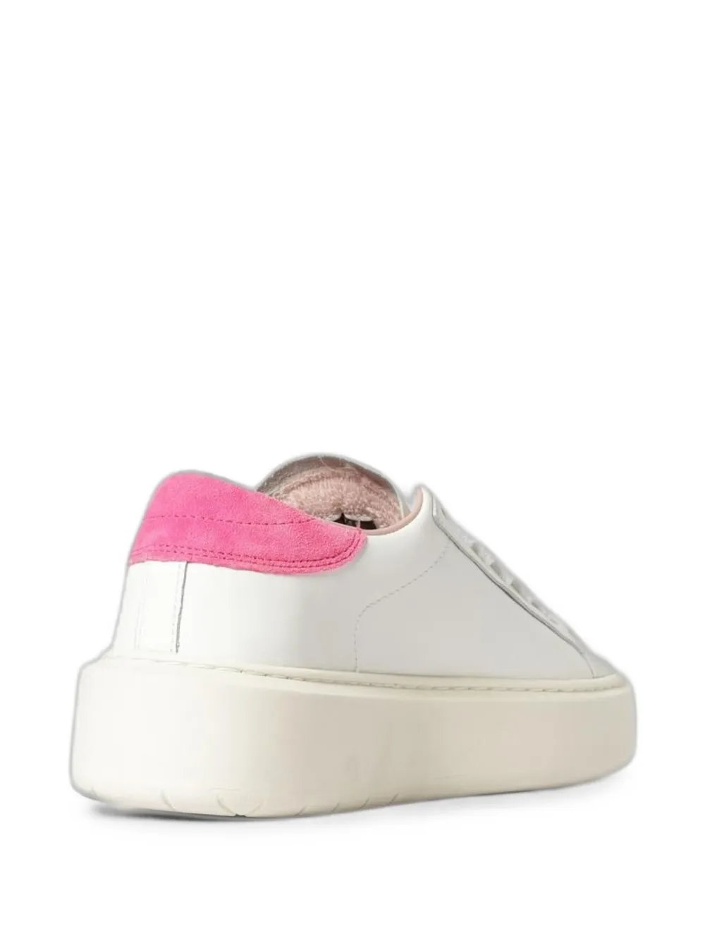 D.A.T.E. Hill Low Platform leather sneakers Wit
