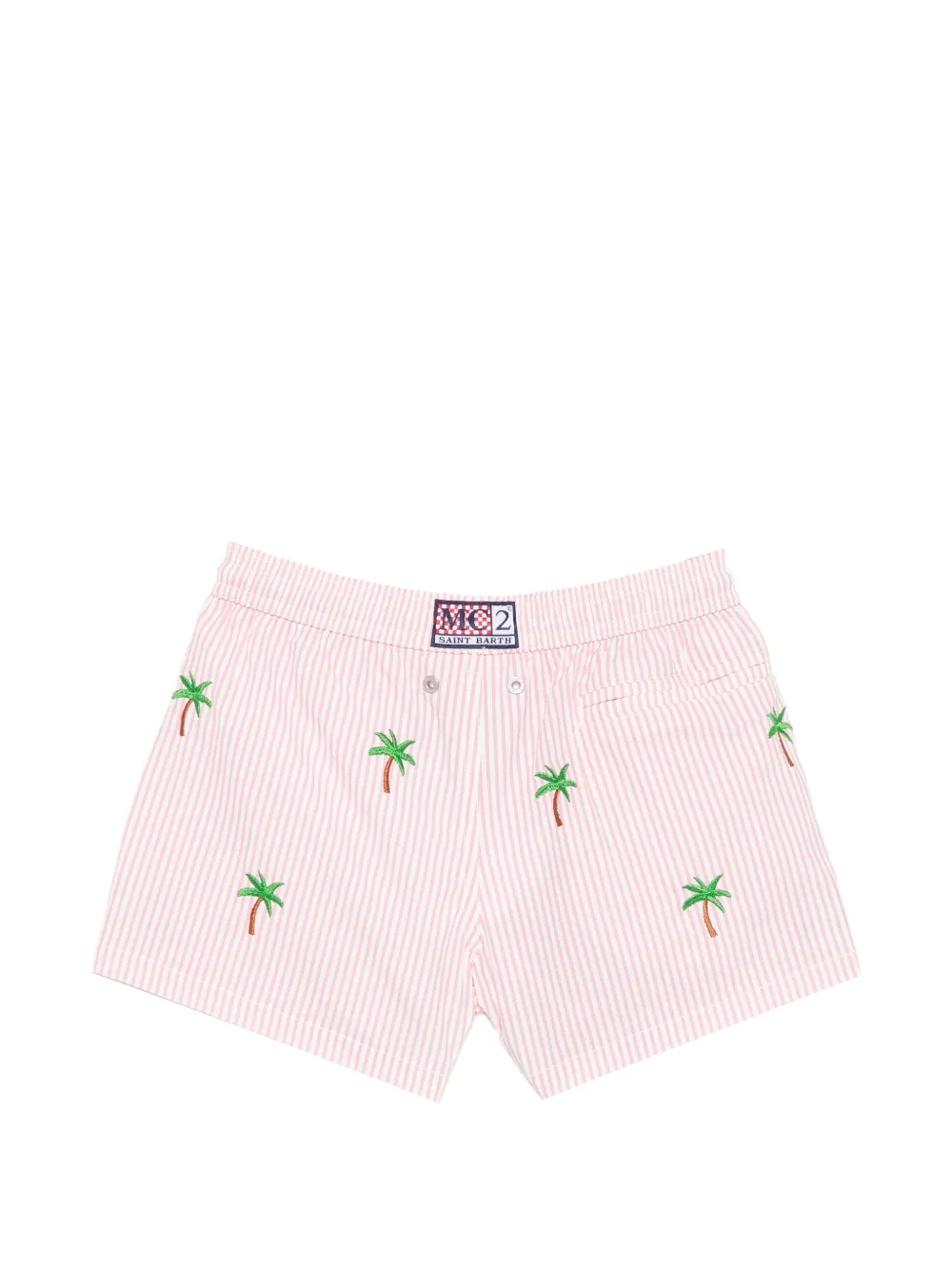 MC2 Saint Barth Kids Shorts met elastische tailleband Roze