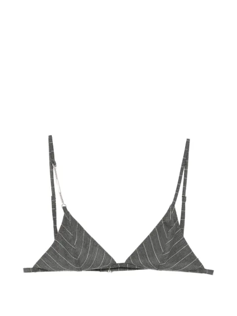 DONDUP pinstripe-pattern chain-link top