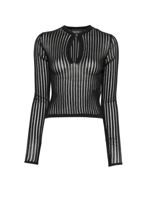 DONDUP sheer-knit top