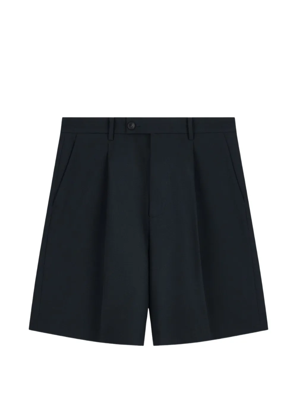 Emporio Armani pleated-detail tailored shorts - Nero