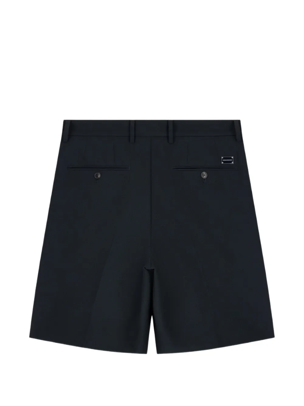 Emporio Armani Shorts met geplooid detail Blauw