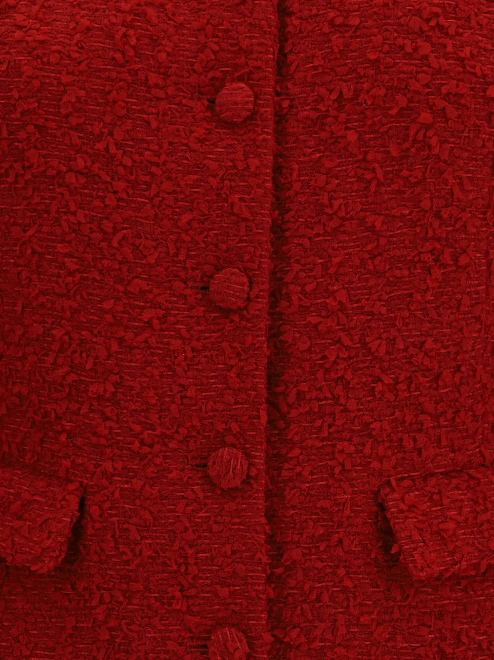 Magda Butrym Bouclé mini-jurk Rood
