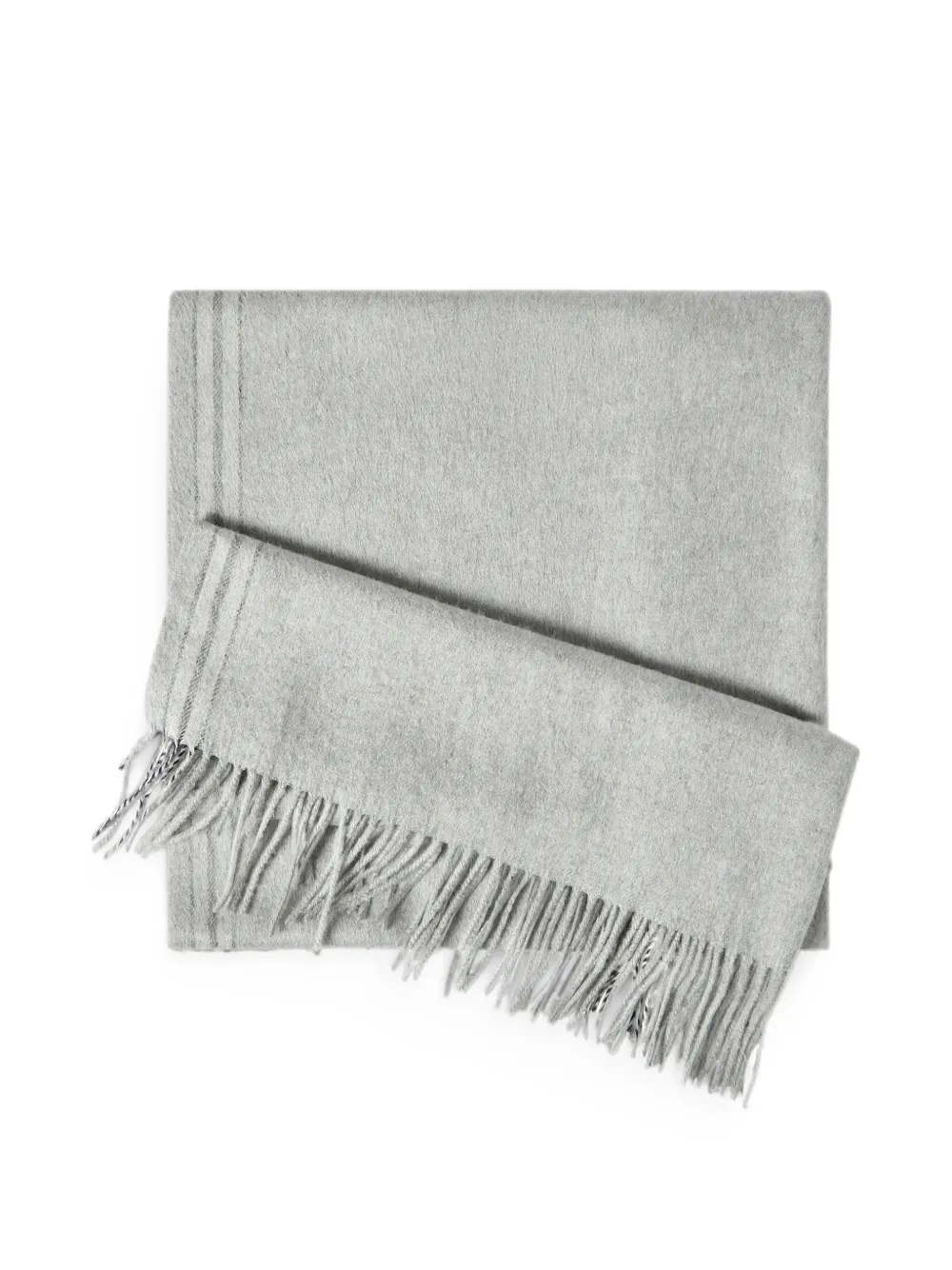Brunello Cucinelli Foulard in seta - Grigio