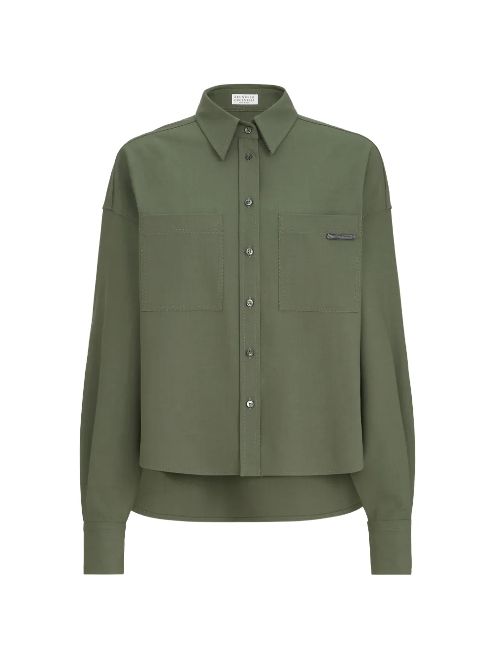 Brunello Cucinelli Camicia Tropical - Verde
