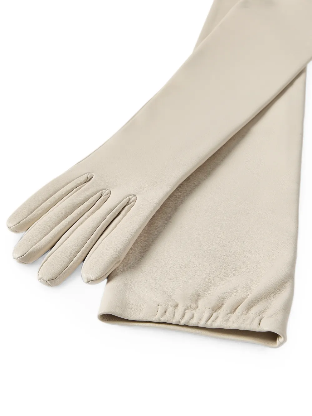 Brunello Cucinelli Nappa leren handschoenen Wit