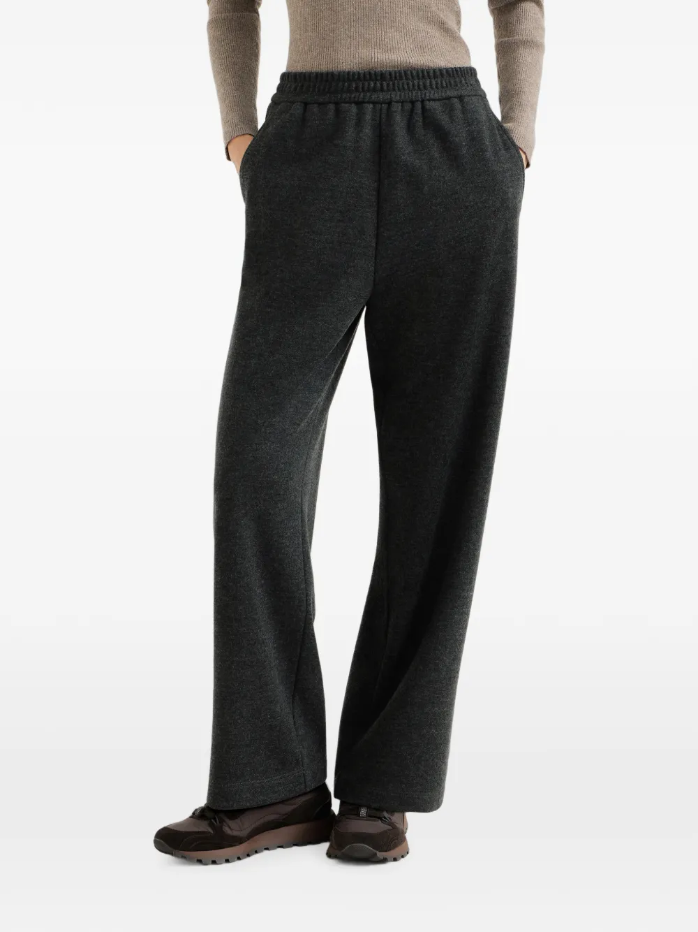 Brunello Cucinelli Kasjmier trainingsbroek Grijs
