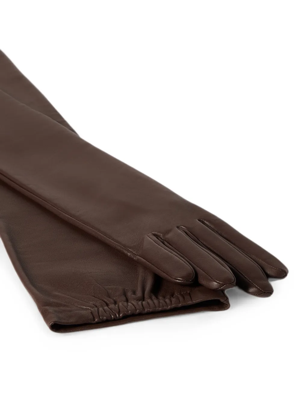 Brunello Cucinelli Nappa leren handschoenen Bruin