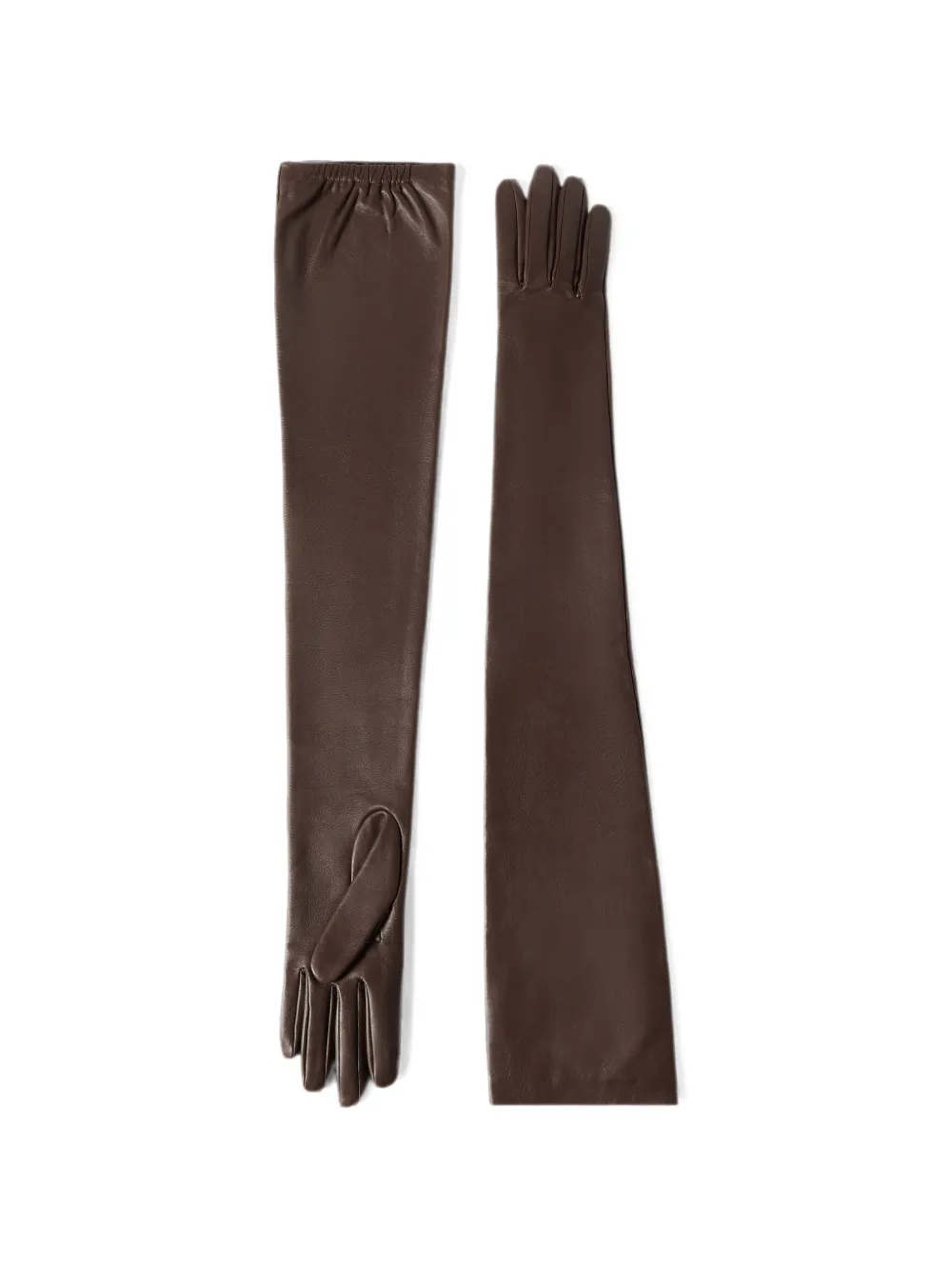 Brunello Cucinelli Guanti lunghi in nappa - Marrone