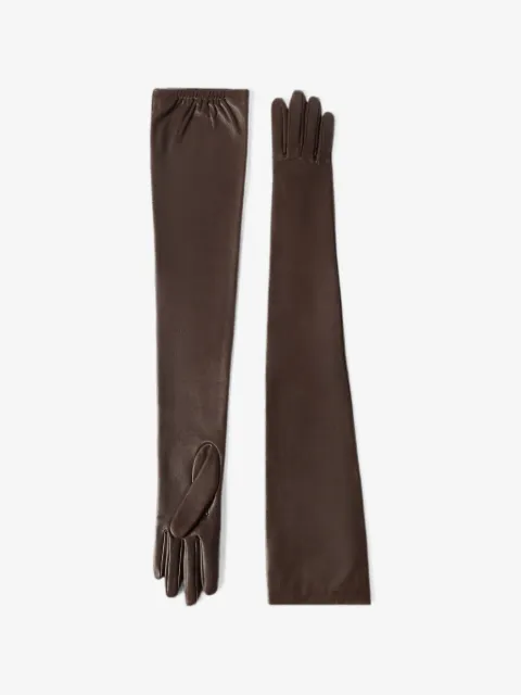Brunello Cucinelli Lange Handschuhe aus Nappaleder