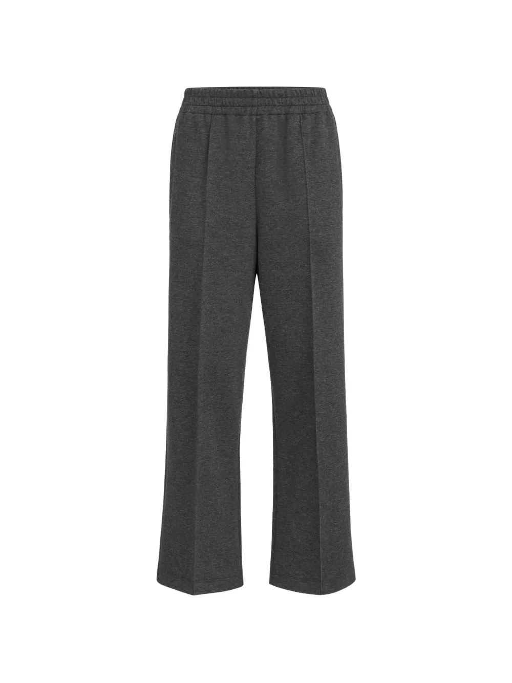 Brunello Cucinelli techno cotton and cashmere interlock track trousers - Grigio