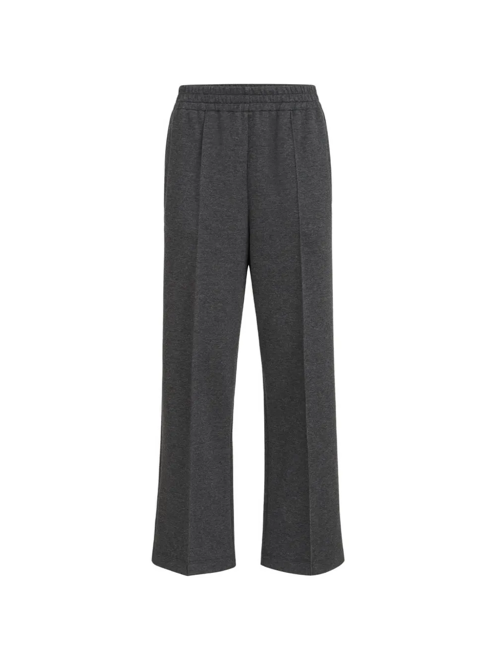 Brunello Cucinelli techno cotton and cashmere interlock track trousers - Grau