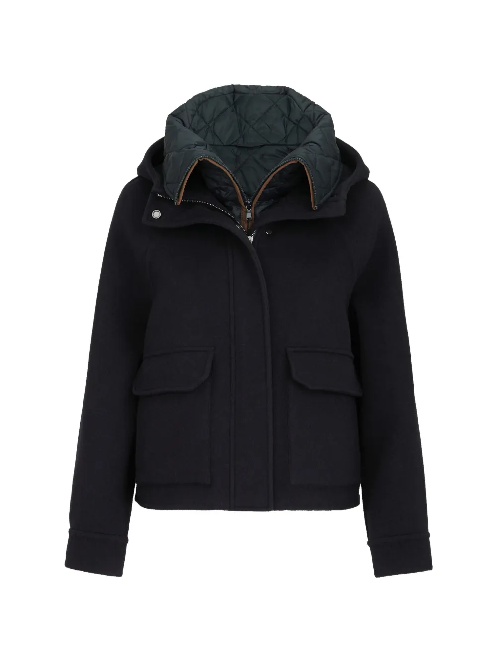 Brunello Cucinelli Giacca imbottita Thermore in lana vergine e cashmere - Blu