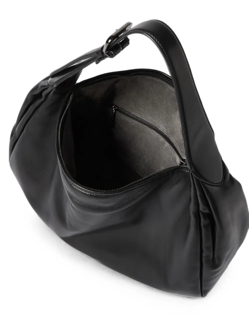 Brunello Cucinelli Boule nappa leren tas Zwart