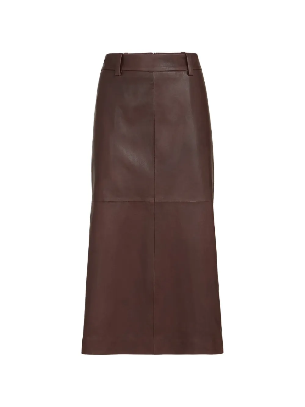 Brunello Cucinelli Gonna a matita in nappa - Marrone