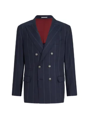 Brunello Cucinelli ダブルジャケット | ブルー | FARFETCH JP