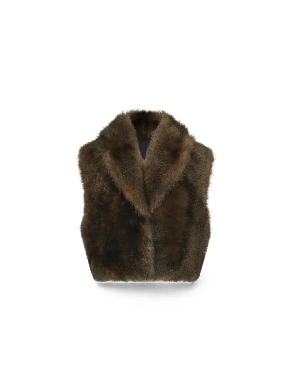 Brunello Cucinelli Gilet in shearling - Marrone