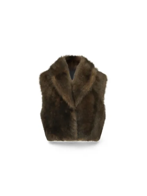 Brunello Cucinelli soft shearling vest
