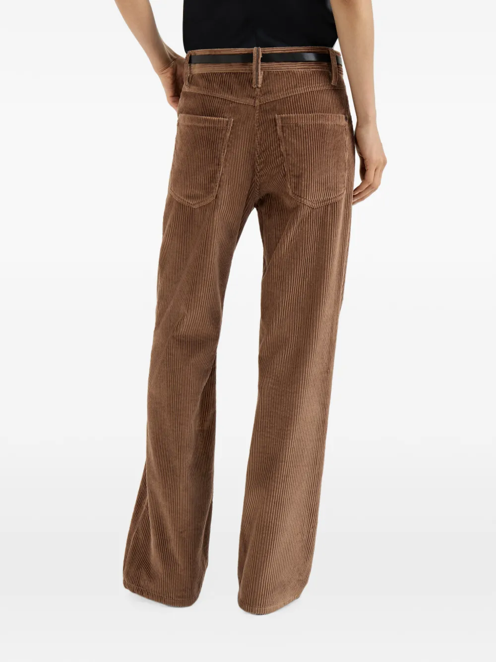Brunello Cucinelli cotton corduroy straight five-pocket trousers with Monili Bruin