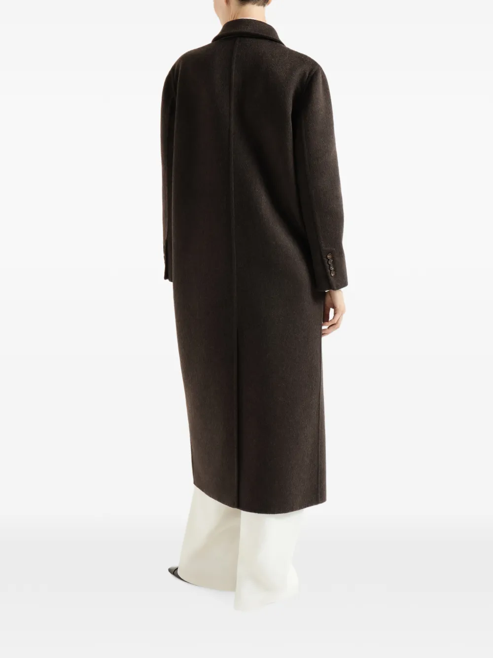 Brunello Cucinelli Jas van kasjmier met Monili Bruin