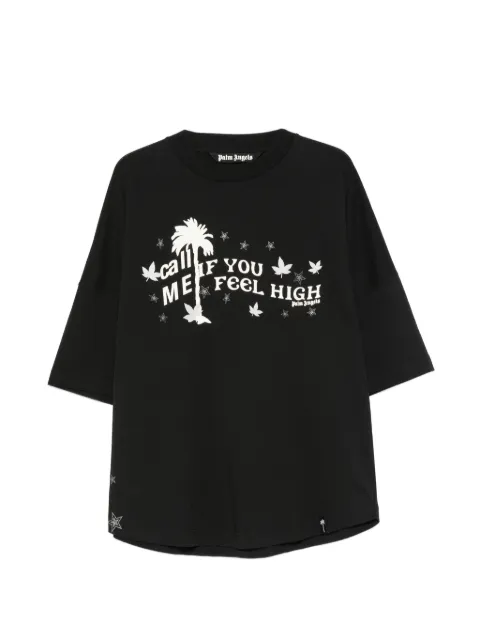 Palm Angels graphic-print drop-shoulder T-shirt