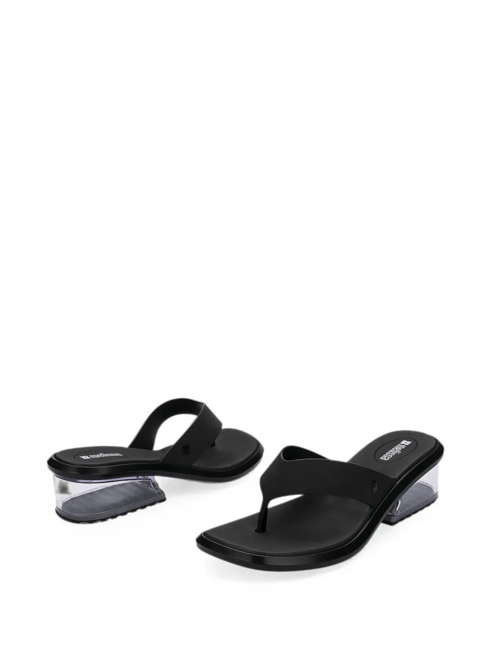 Melissa Margot block-heel sandals Zwart