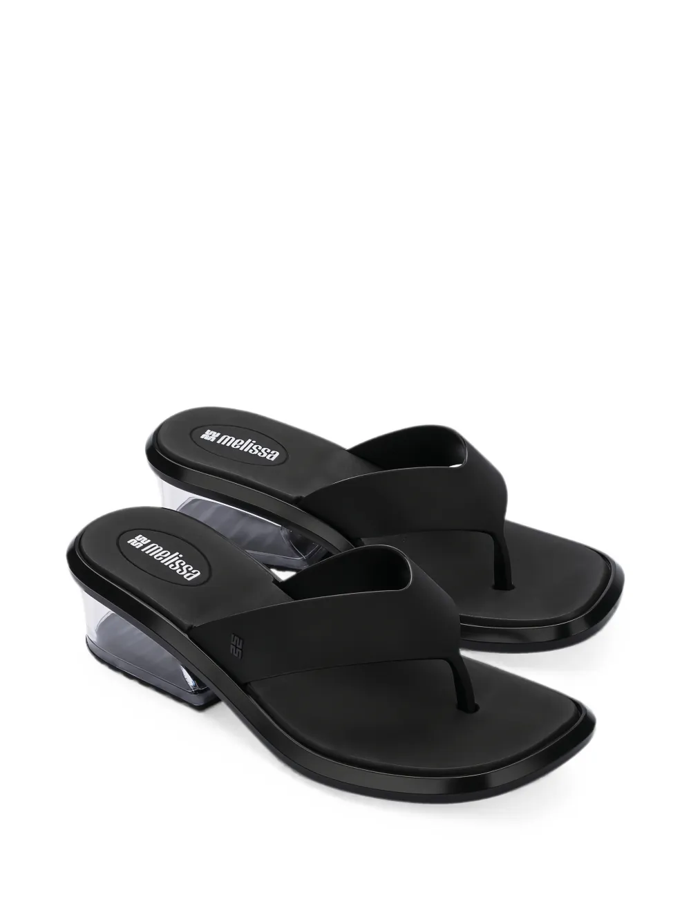 Melissa Margot block-heel sandals Zwart