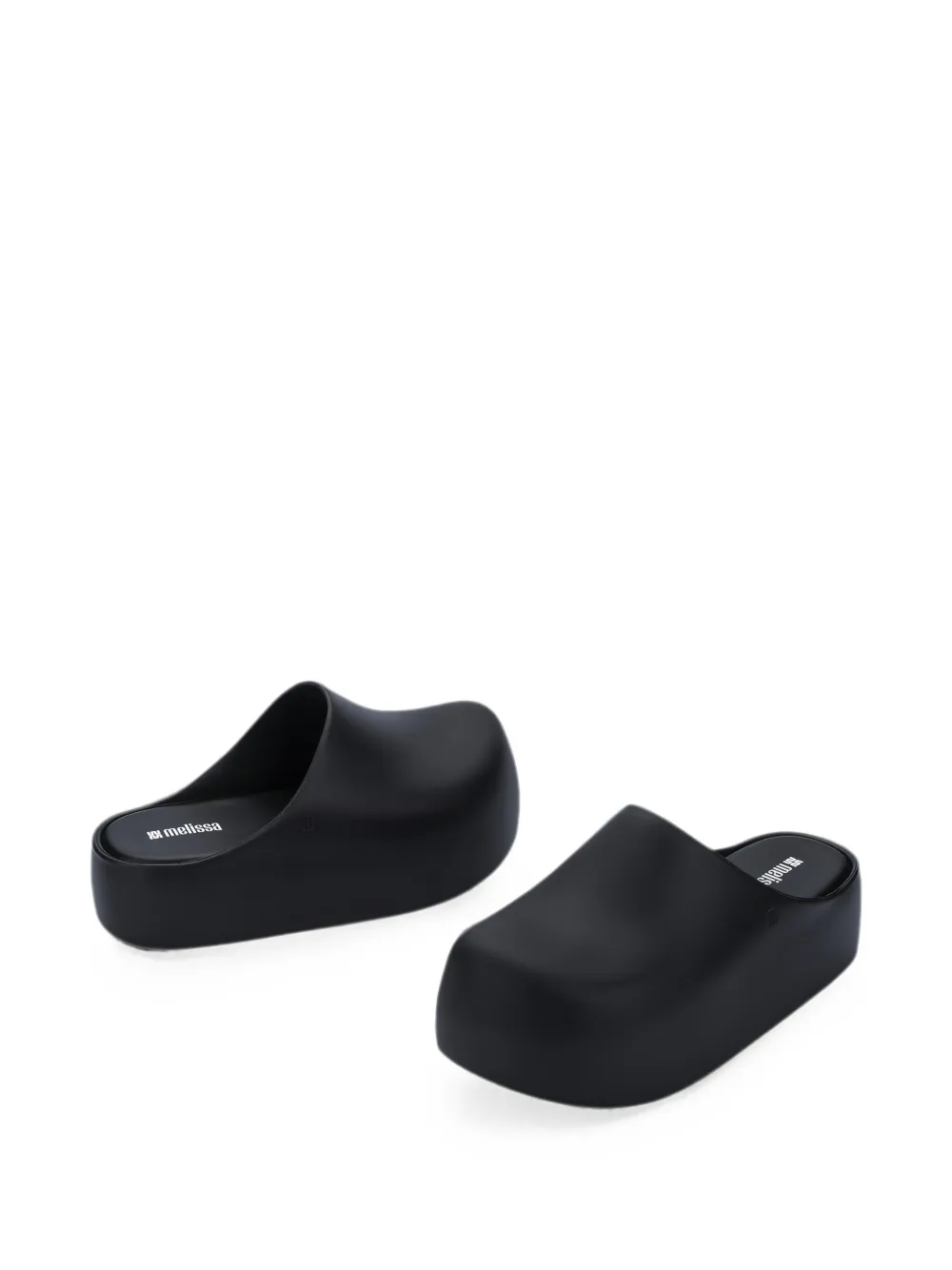 Melissa Free Clog muiltjes met plateauzool Zwart