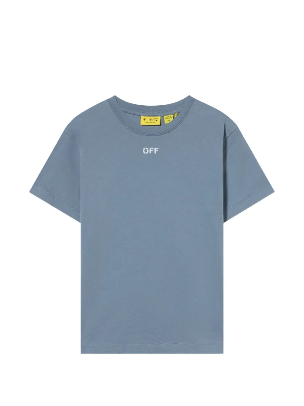 Off-White Kids Arrow Marker cotton T-shirt - Blu