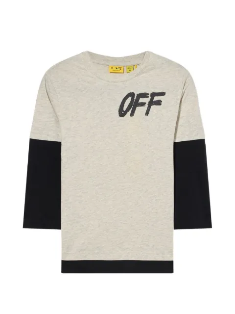 Off-White Kids Shared logo-print T-shirt