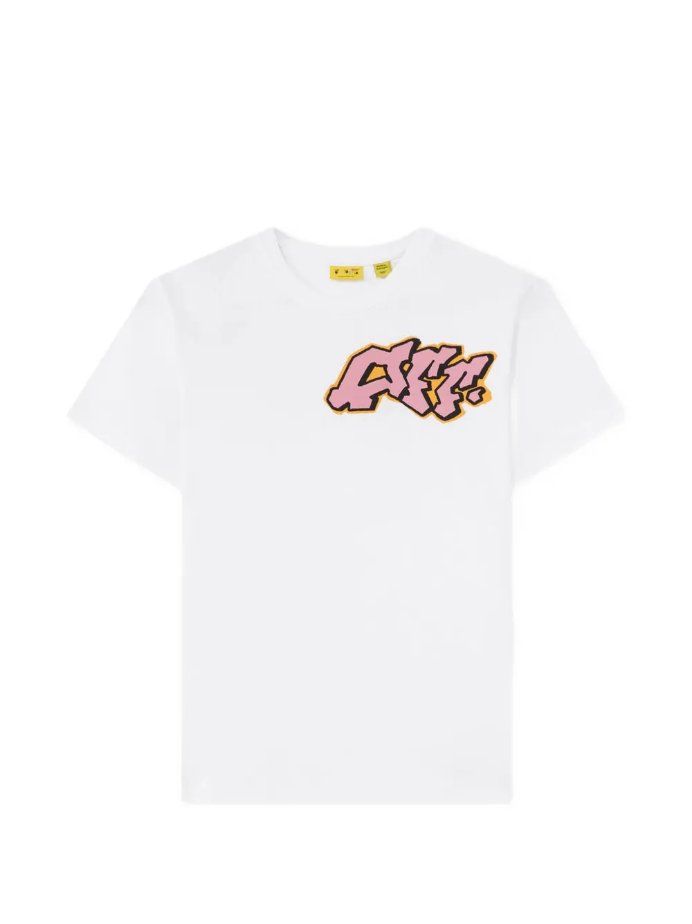 Off-White Kids graffiti-print T-shirt - Bianco