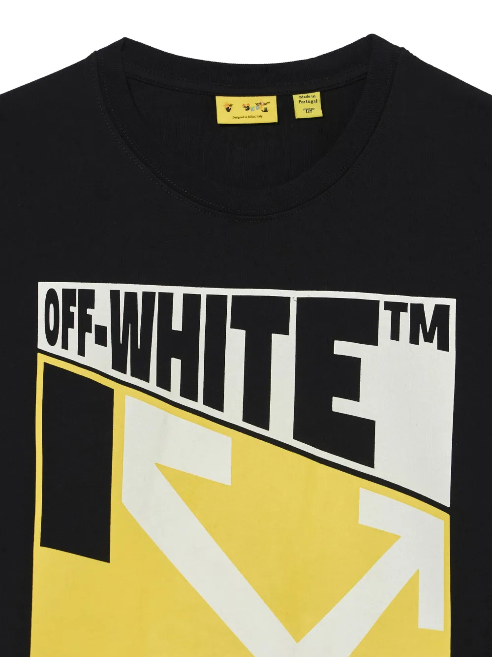 Off-White Kids Arrow Constructive T-shirt Zwart