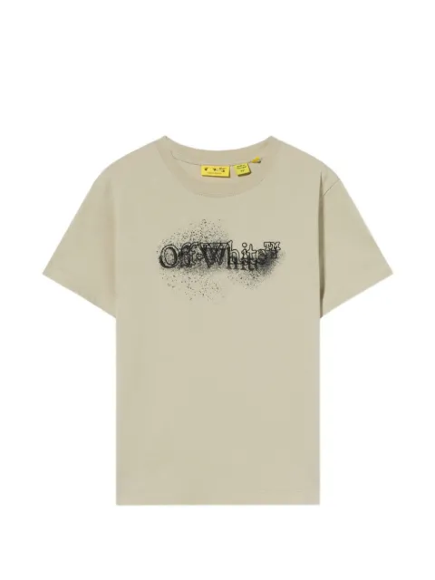 Off-White Kids 애로우 스프레이 코튼 티셔츠