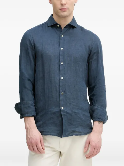 Benetton long-sleeved linen shirt