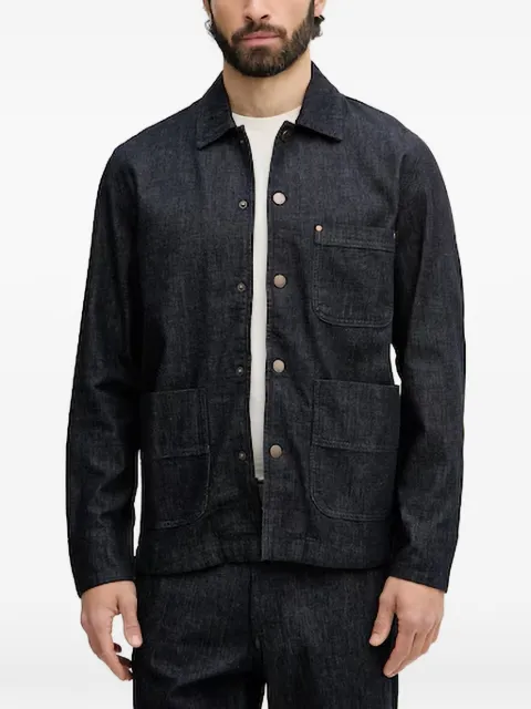 Benetton patch-pocket denim shirt