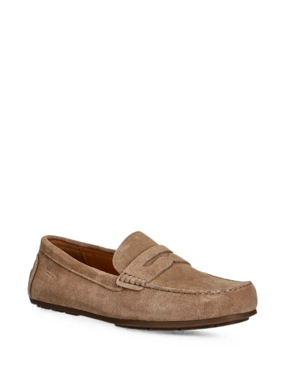VAGABOND Lorenzo penny suede loafers Beige