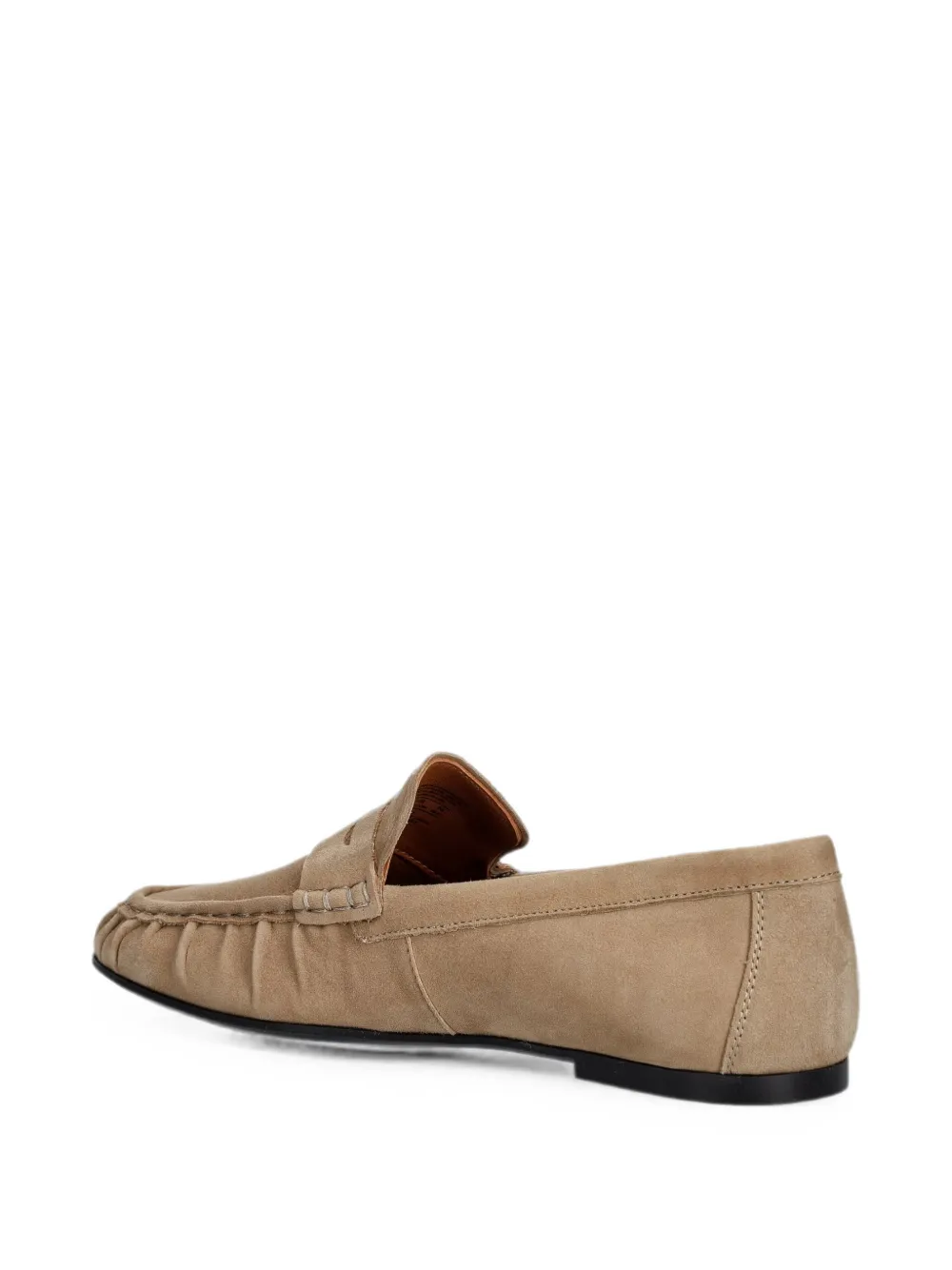VAGABOND Aleya ruched penny loafers Beige