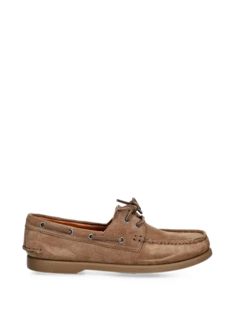 VAGABOND Loui lace-up suede boat shoes