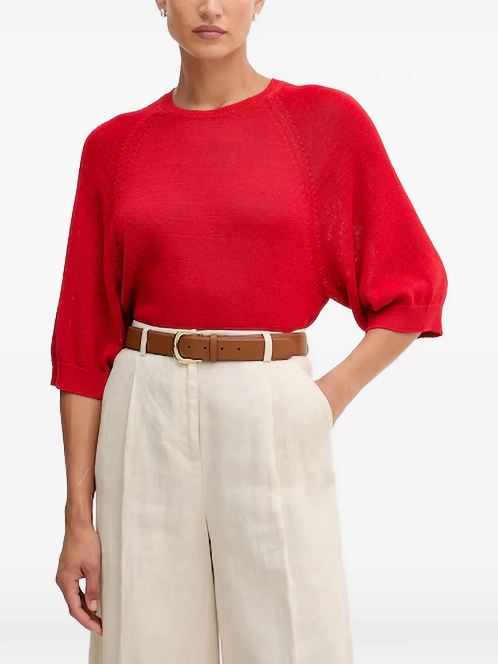 Benetton raglan-sleeve sweater