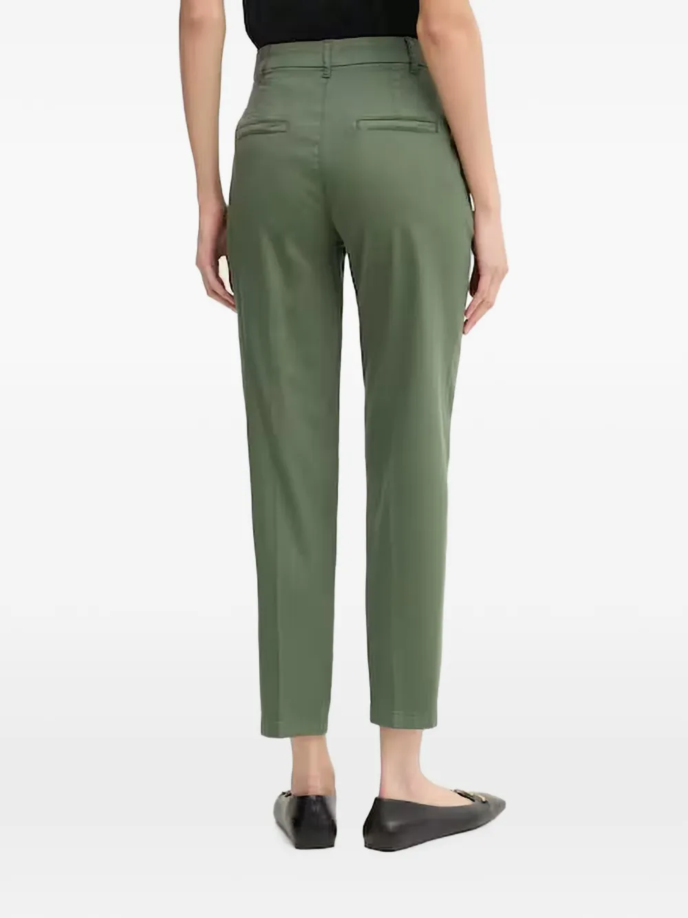 Benetton Cropped broek Groen
