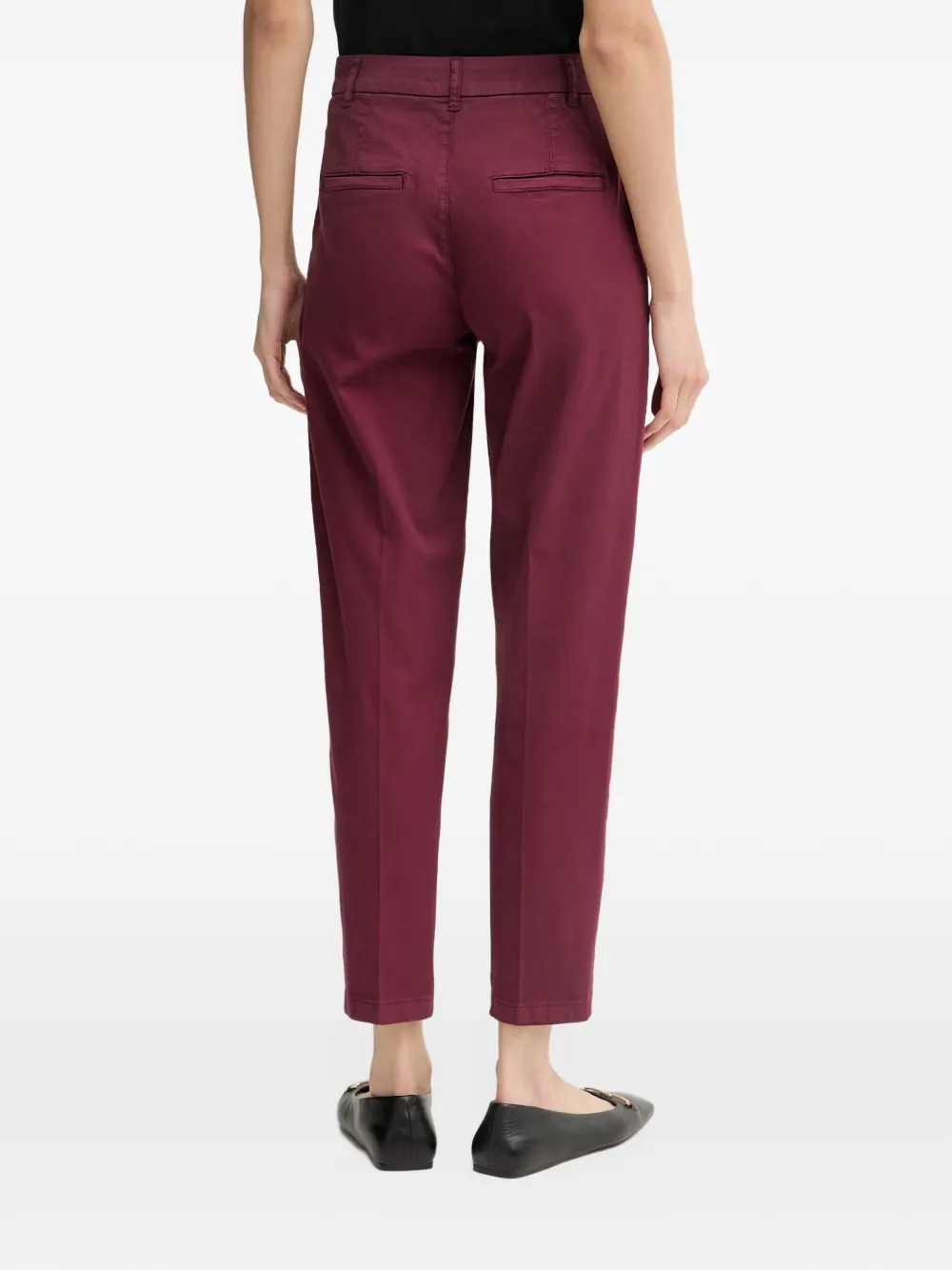 Benetton Straight broek Rood